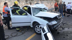 مصرع شاب و 4 مصابين بحادث مروع قرب القدس